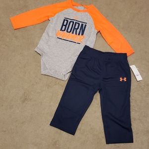 NWT infant Under Armour pant set